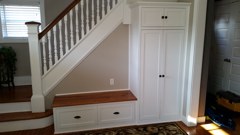 Entry Bench and Cabinet